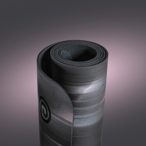 Tapete de Yoga em PU 4.5mm | PRO Tie Dye - PRETO E ROSA