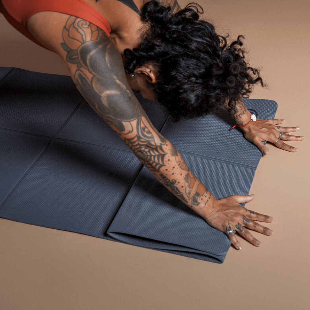 Tapete de Yoga em TPE 6mm Dobrável