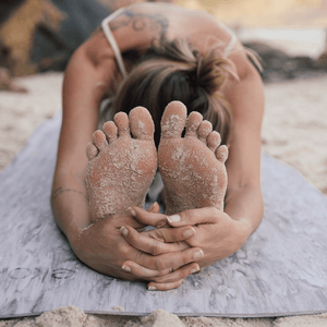 Tapete de Yoga em TPE 6mm | Oceano Rocha - CINZA