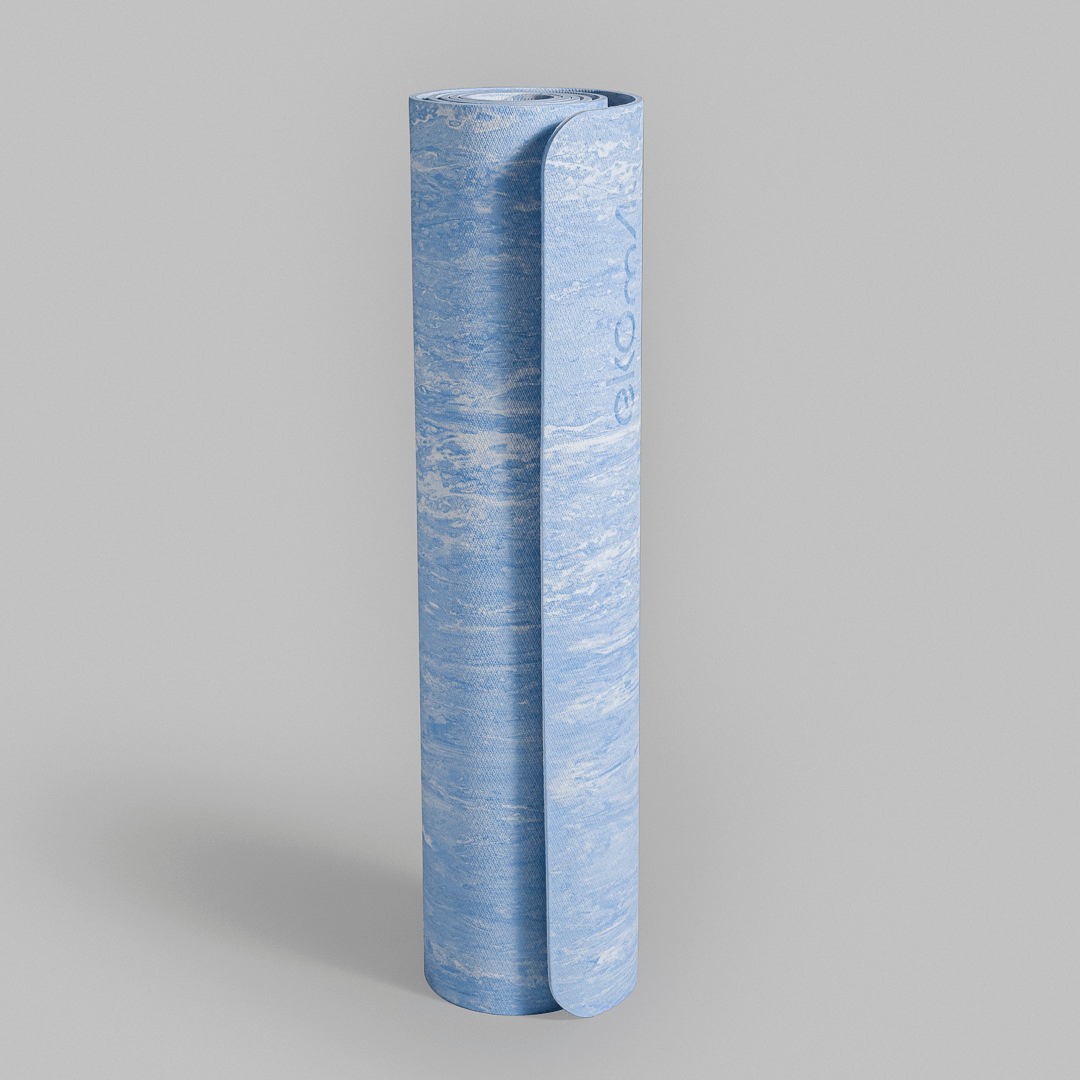 Tapete de Yoga em TPE 6mm | Oceano Caribe - AZUL CLARO