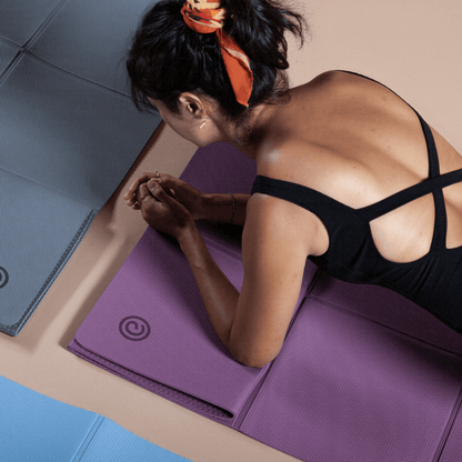 Tapete de Yoga Dobrável 6mm | NOMA Dobrável - ROXO