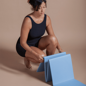 Tapete de Yoga Dobrável 6mm | NOMA Dobrável - AZUL